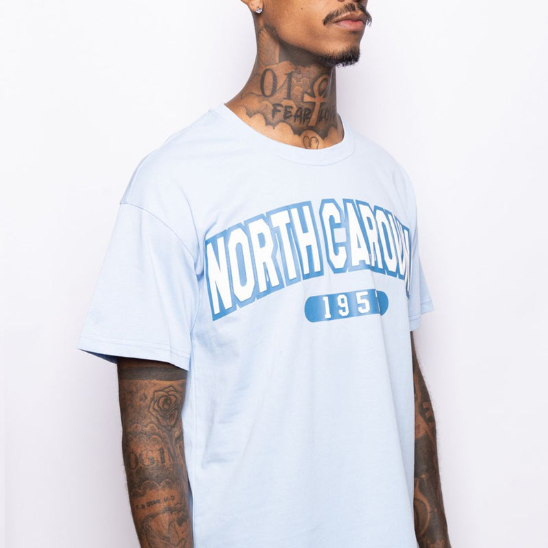 North Carolina Panther Sports Baby Blue Fresh Tee