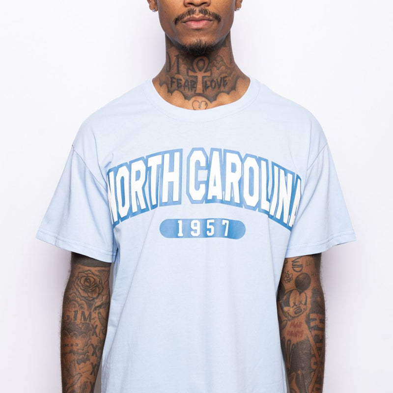North Carolina Panther Sports Baby Blue Fresh Tee