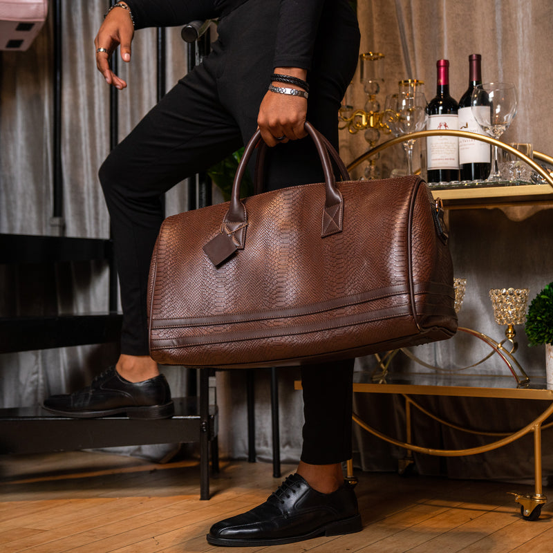 Apollo 1 Duffle Bag in Chocolate