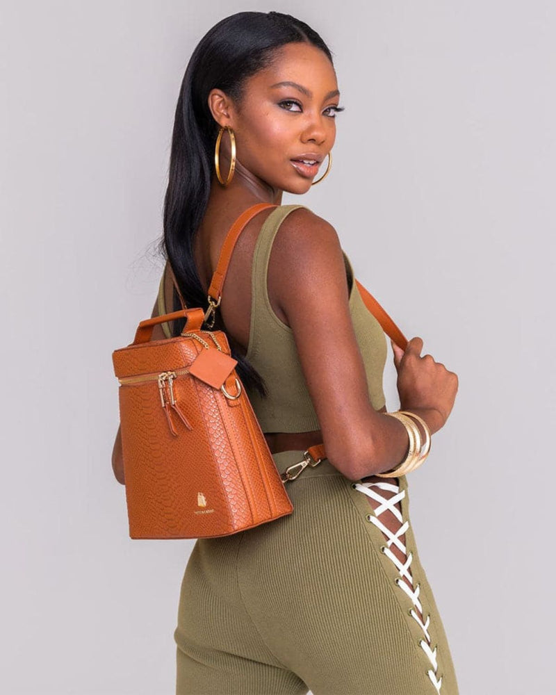 Cowbell Backpack in Caramel
