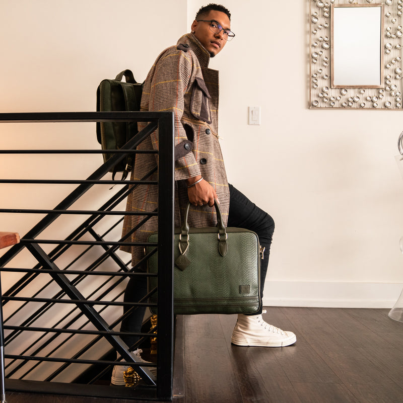 Apollo 1 Laptop Bag in Olive
