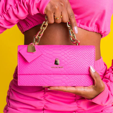 Sarah Purse in Hot Pink