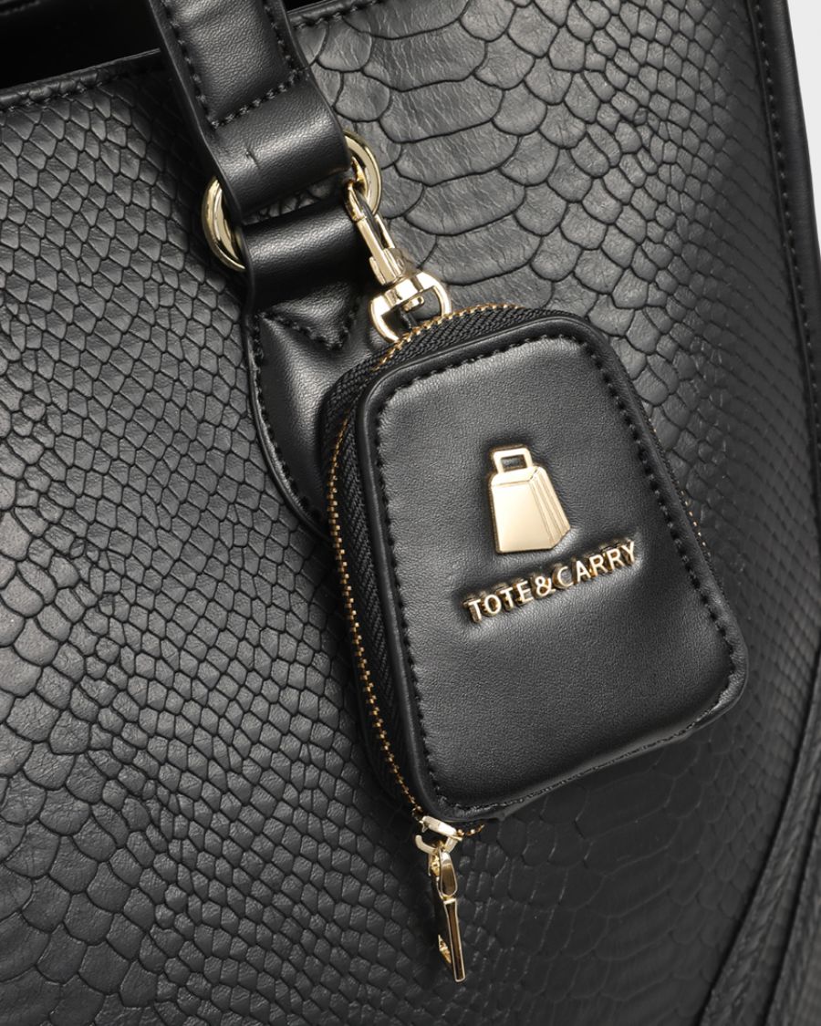 Apollo 1 Tote Bag in Black