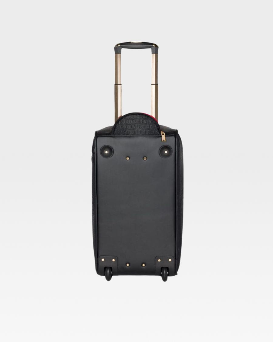 Apollo 2 Rolling Duffle Bag in Black