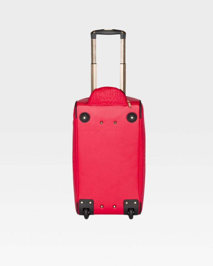 Apollo 2 Rolling Duffle Bag in Red