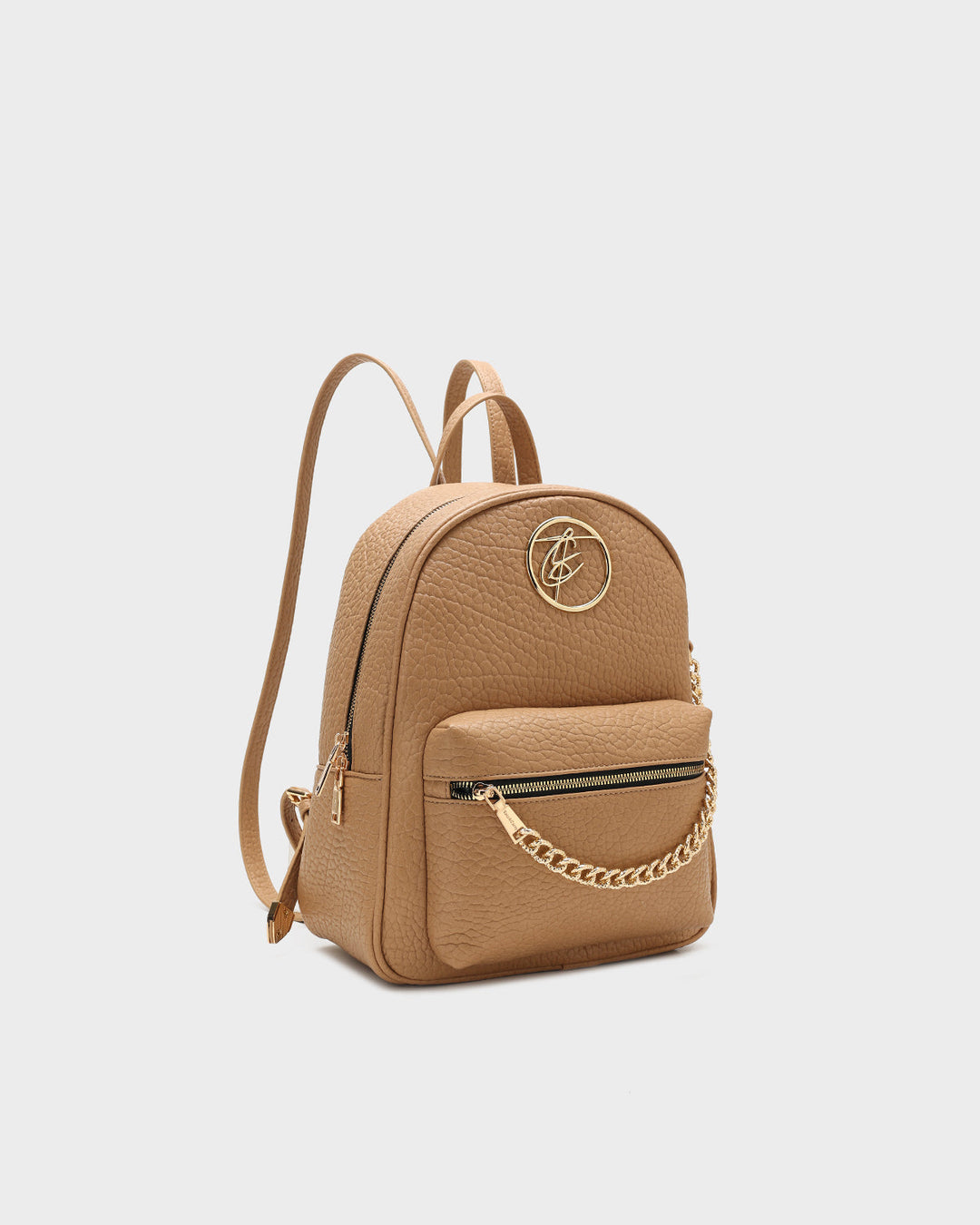 Rock Chic Backpack in Tan Brown