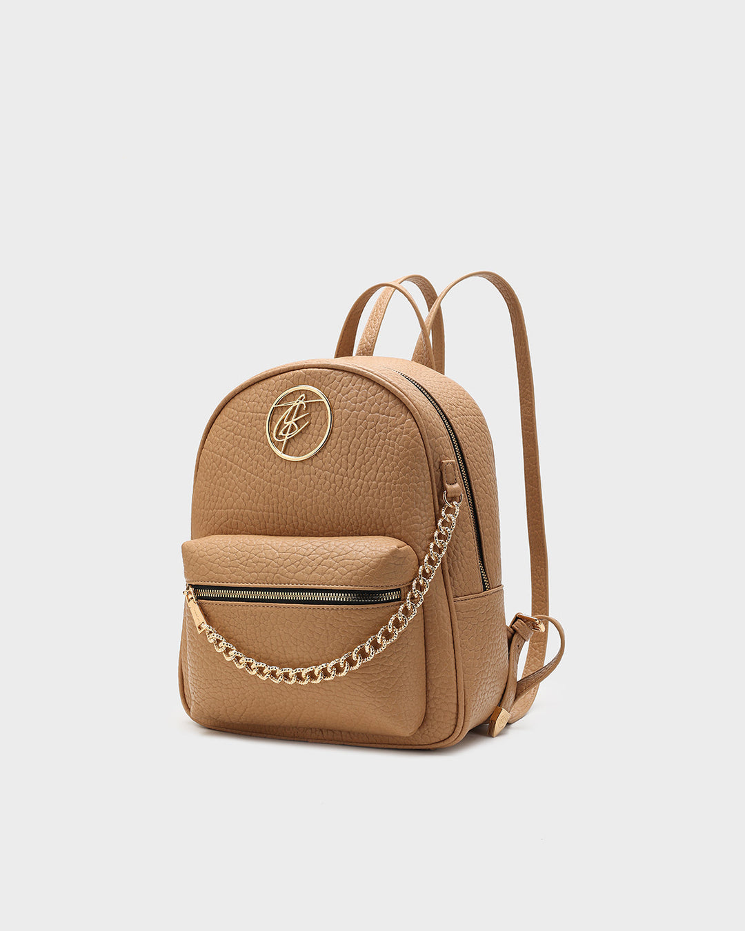 Rock Chic Backpack in Tan Brown