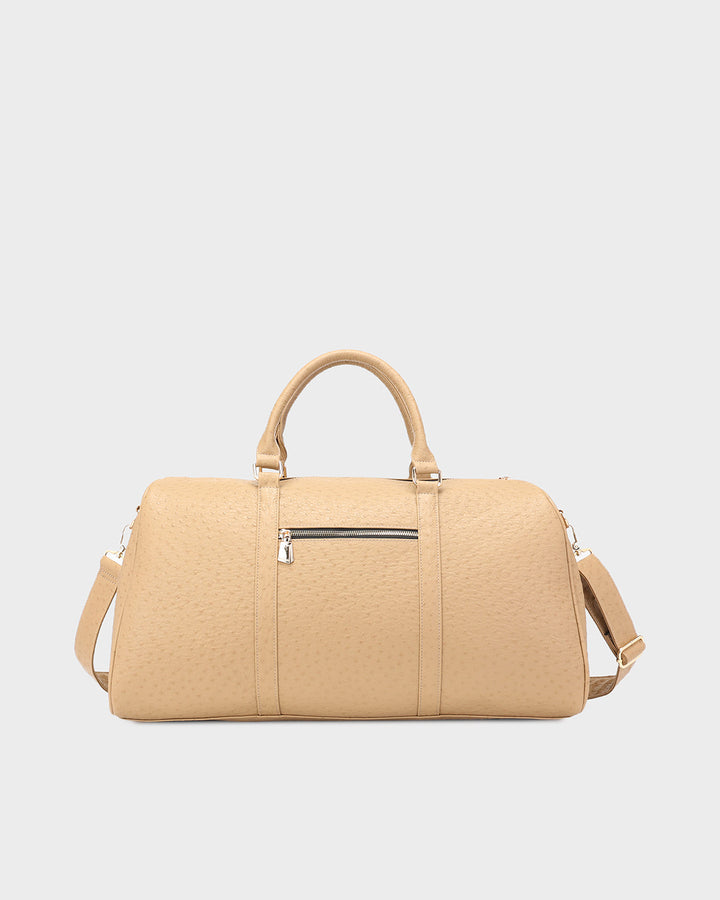 Rock Chic Duffle Bag in Tan Brown