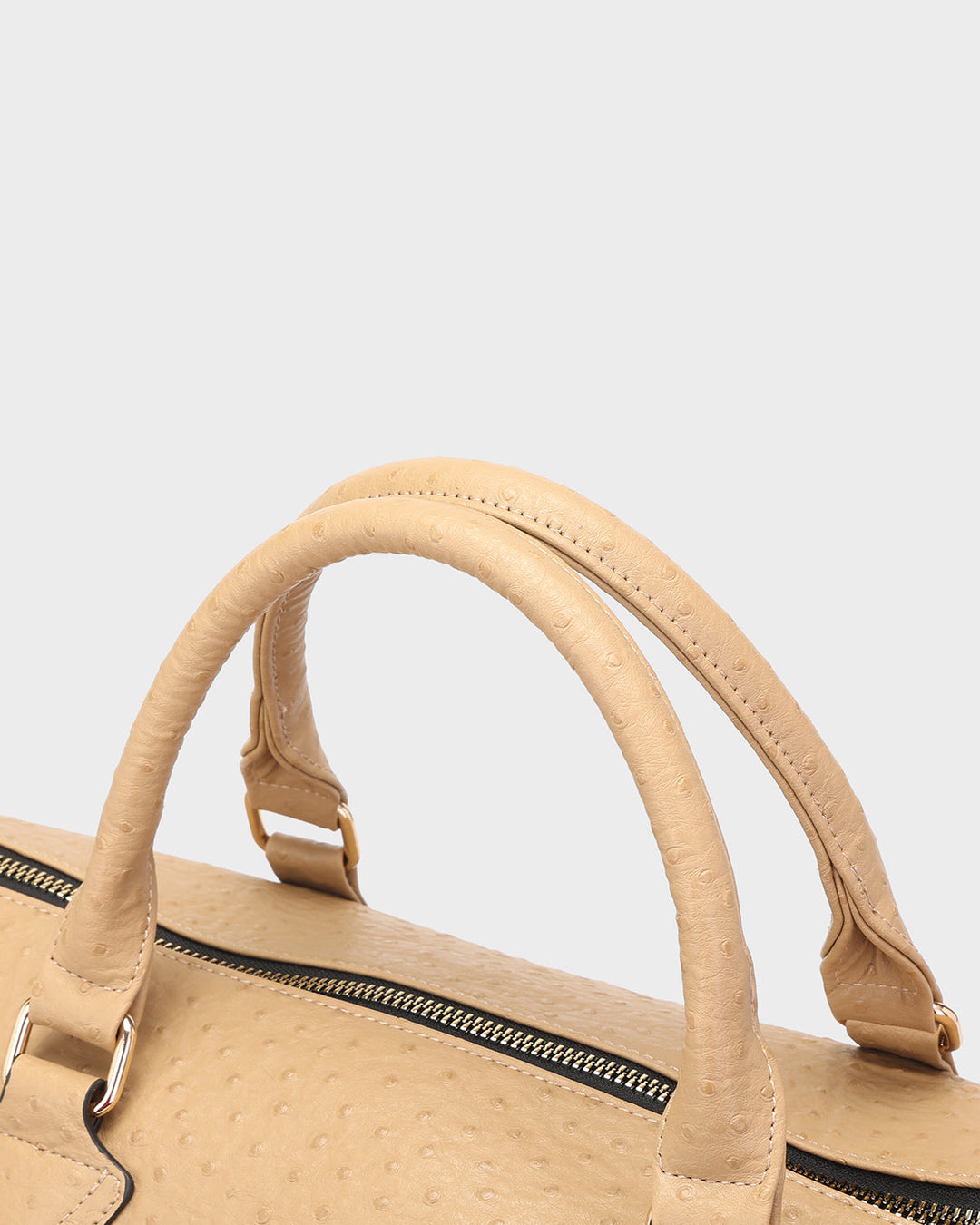 Rock Chic Duffle Bag in Tan Brown