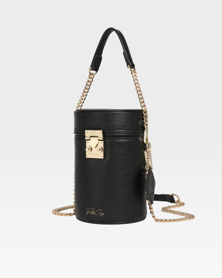 Beauty Barrel Purse in Black