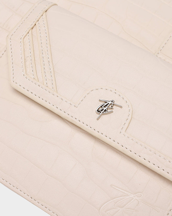 Blast Off Sling Bag in Cream White
