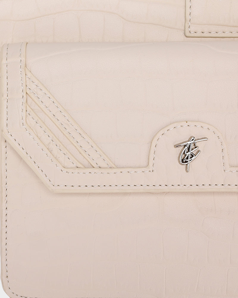 Blast Off Sling Bag in Cream White