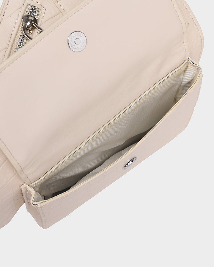 Blast Off Sling Bag in Cream White