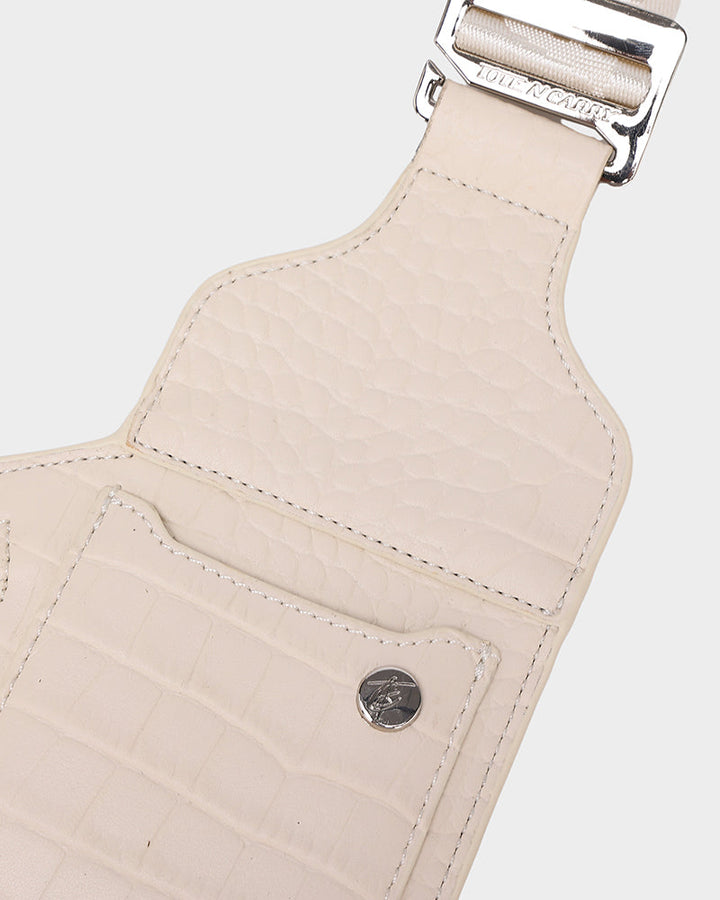 Blast Off Sling Bag in Cream White