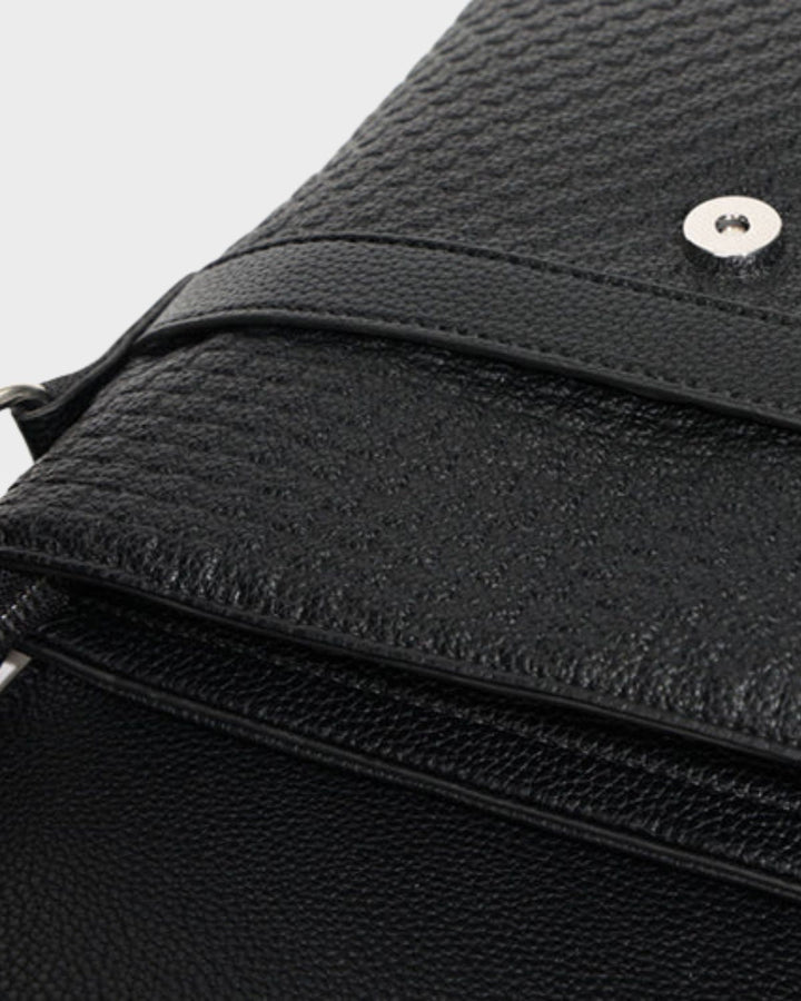 Bodega Crossbody Messenger Bag in Black