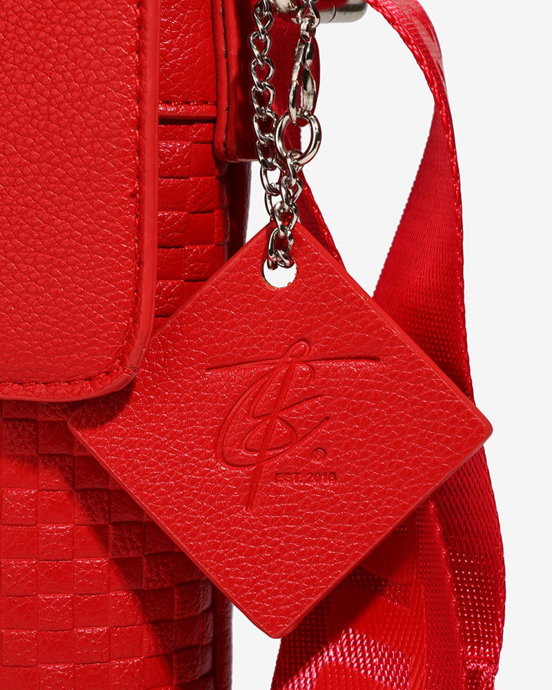 Bodega Crossbody Messenger Bag in Red