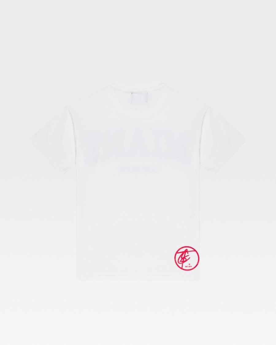 Chicago White and Red Basic Tee