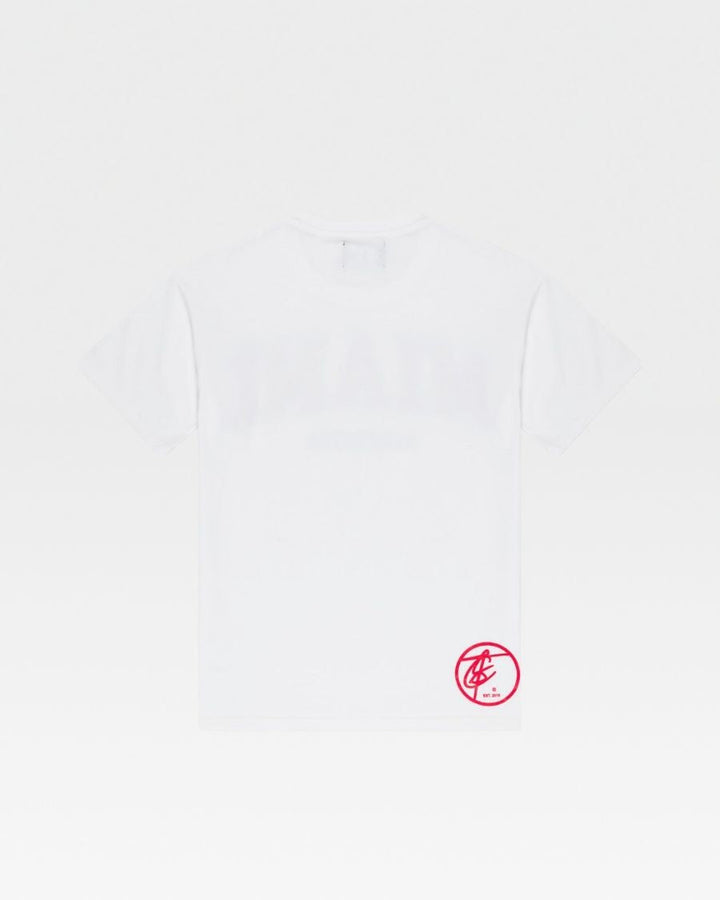 Chicago White and Red Basic Tee