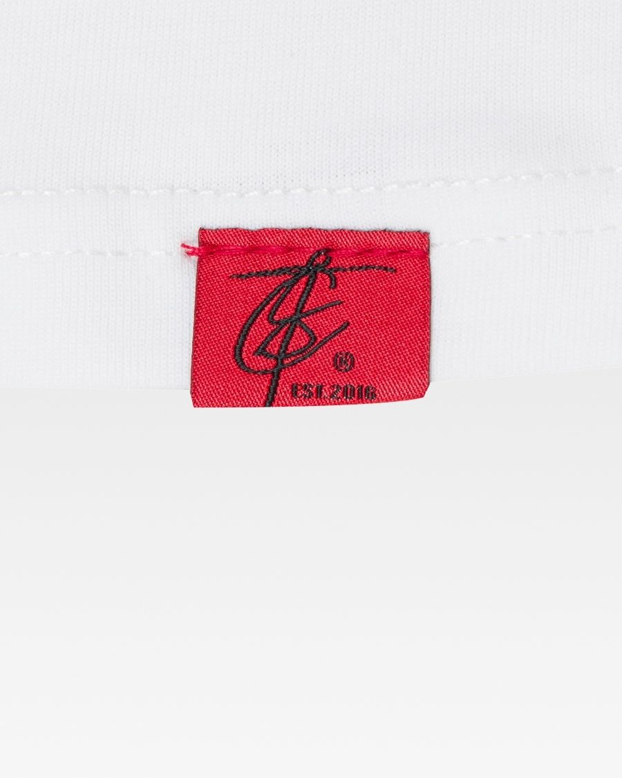 Chicago White and Red Basic Tee