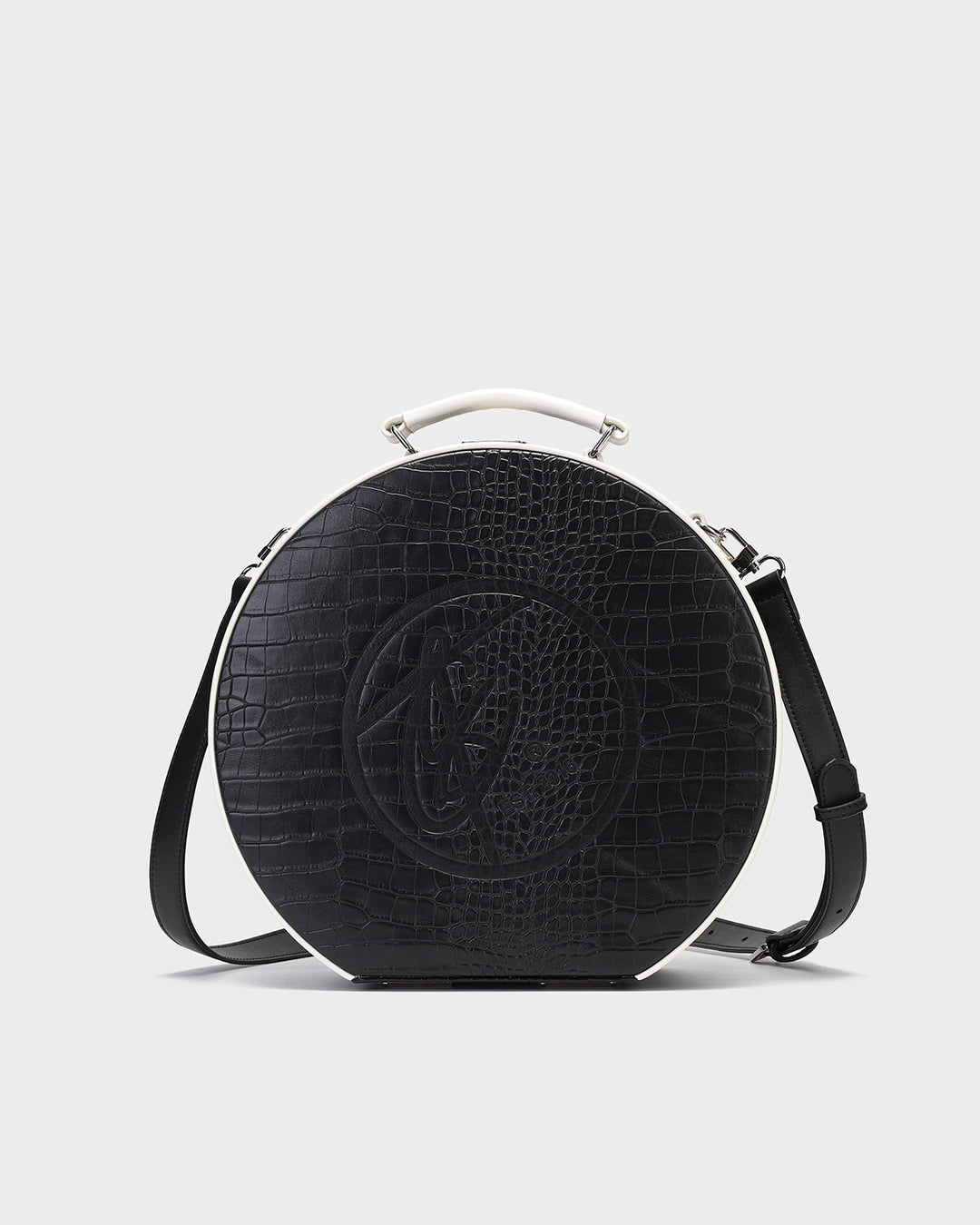 Croc Orb Bag in Black