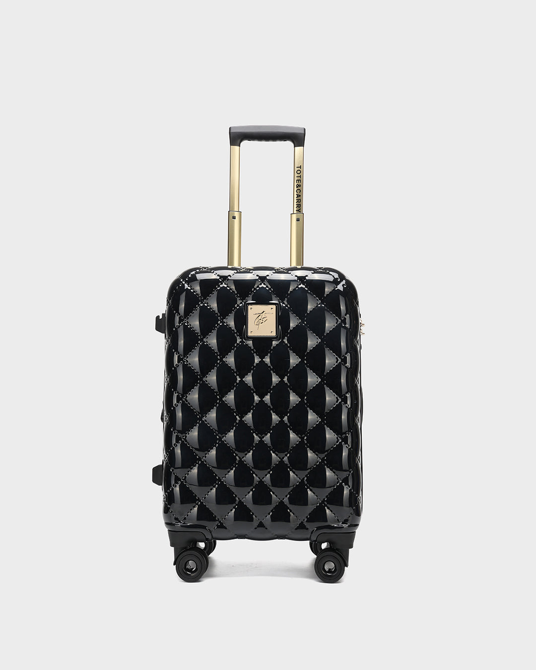 Diamond 3 Piece Luggage Set in Black