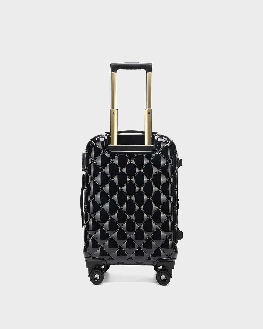 Diamond 3 Piece Luggage Set in Black