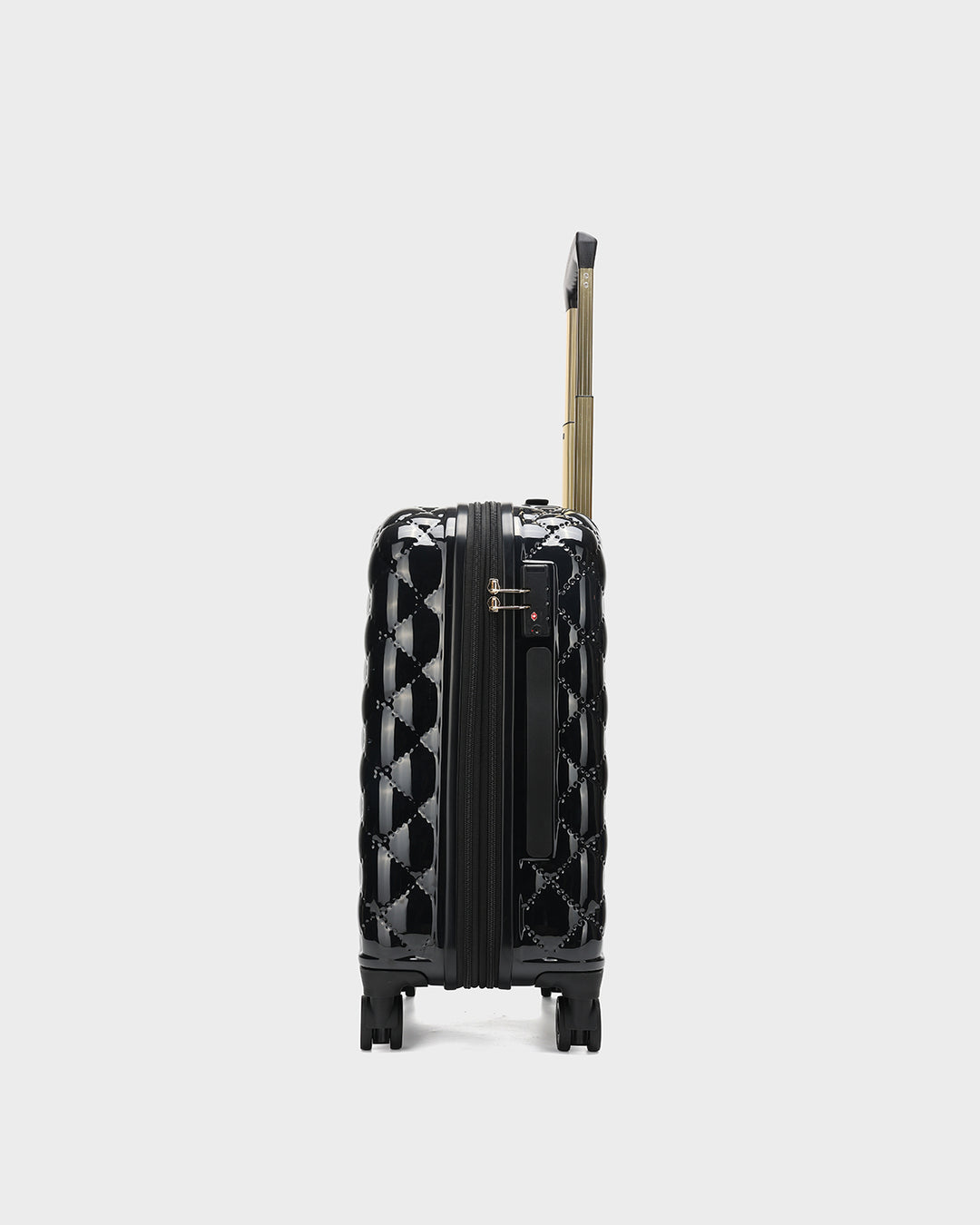 Diamond 3 Piece Luggage Set in Black