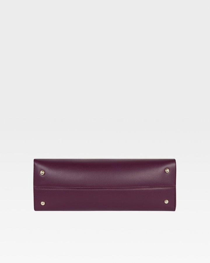 Mini Tote Bag in Burgundy