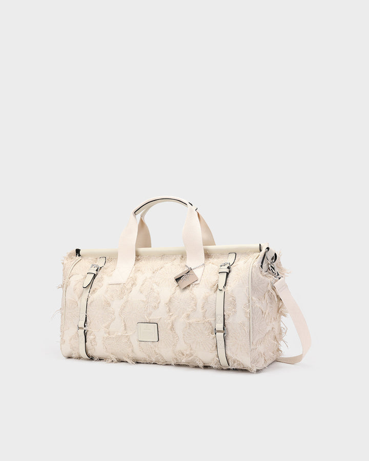 Mummy Duffle Bag in Cream White