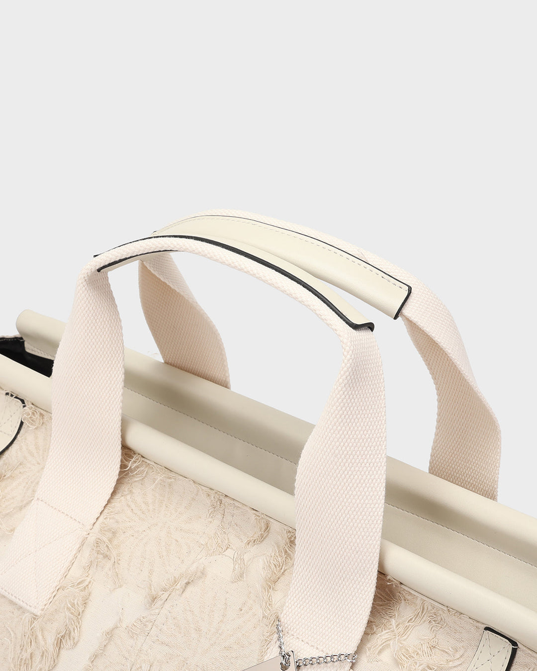 Mummy Duffle Bag in Cream White