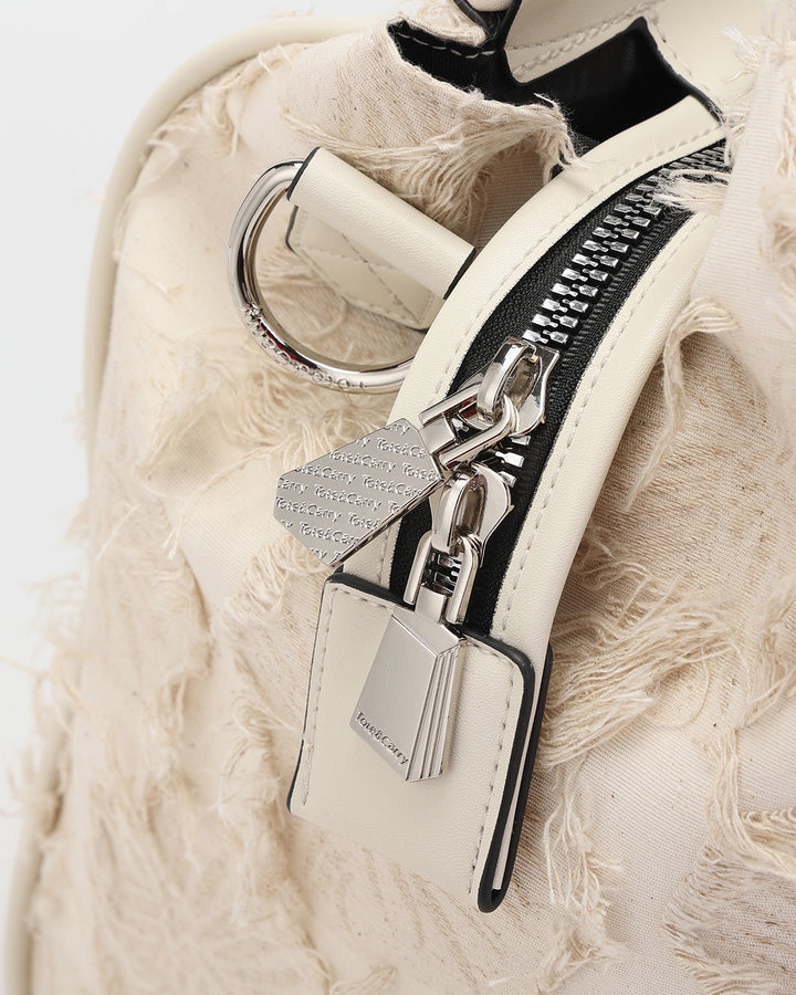 Mummy Duffle Bag in Cream White