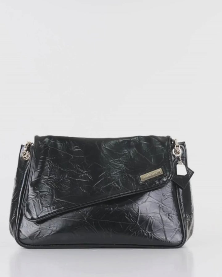 Rebellious Chic Tote Bag in Black