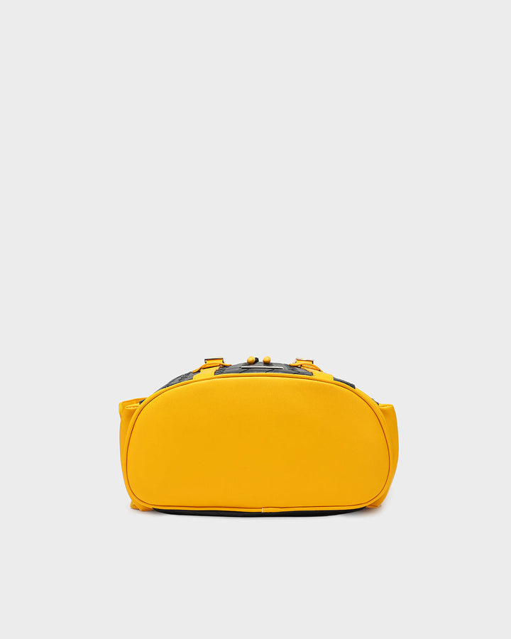 Bodega Rolling Travel Set in Black & Yellow